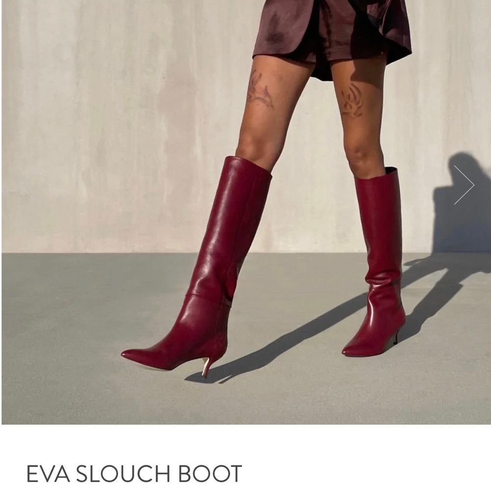 Neil J Rodgers Eva boot in burgundy. Gorgeous!